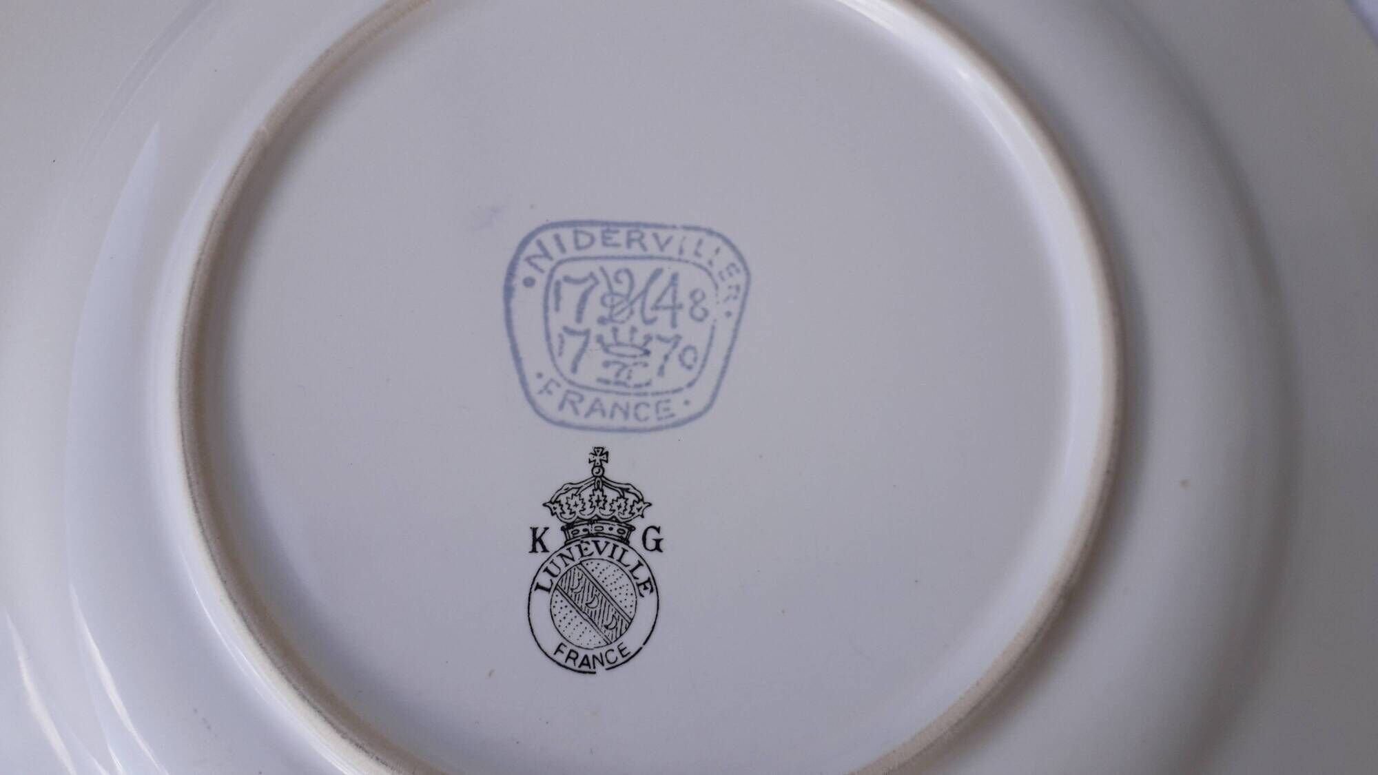 Dessert plates Lunéville
