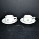2 tasses vintage tortue en porcelaine allemande Bavaria Bauscherweiden