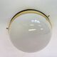 Pair of bakelite Bauhaus ceiling light or flush mounts, 1940s