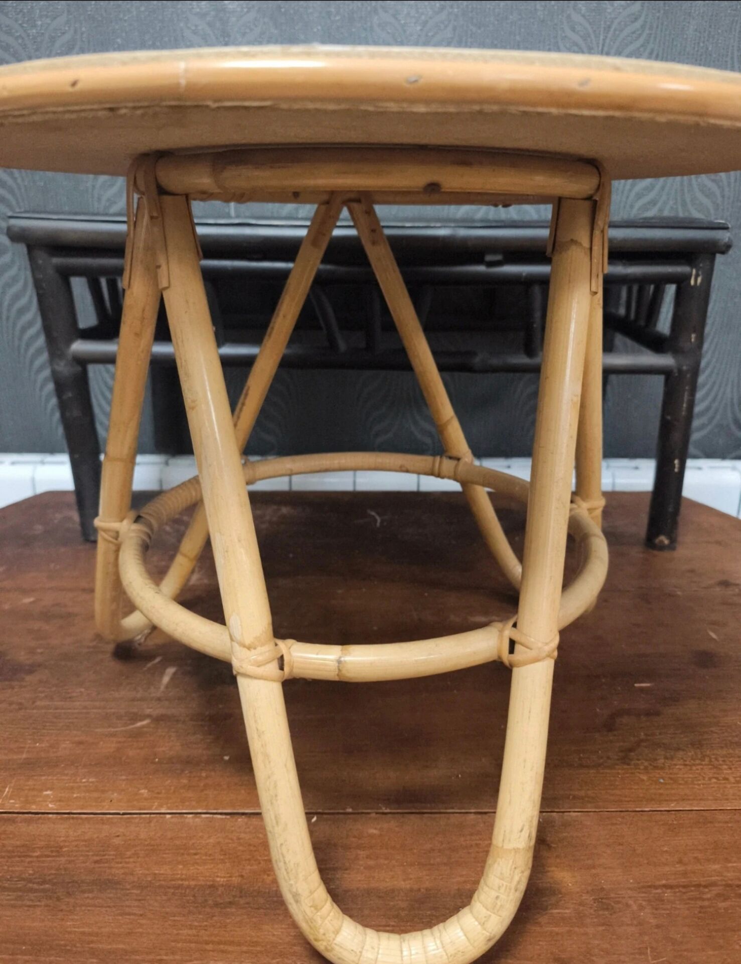 Occasional rattan coffee table