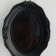 Photo frame old black wood