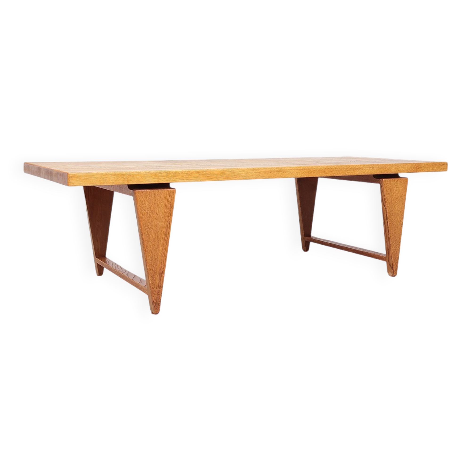 llum Wikkelsø Oak Coffee Table Model Ml 115 for a/S Mikael Laursen, 1960s