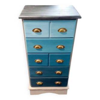 Old dresser restyled, vintage chest of drawers