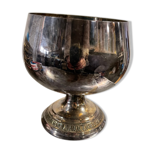 Verre en métal argenté