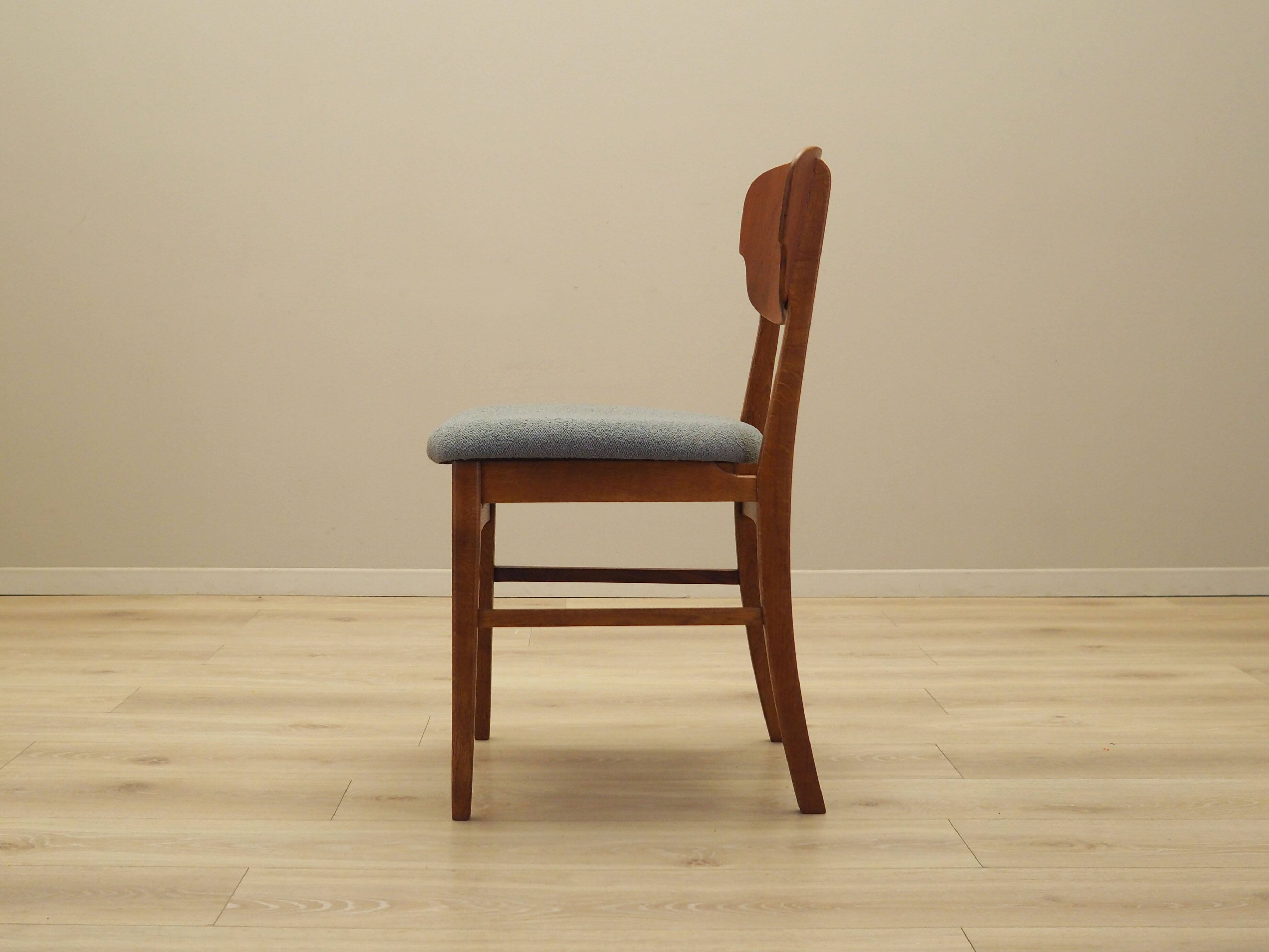Set of six teak chairs, Danish design, 1970s, production: Denmark
