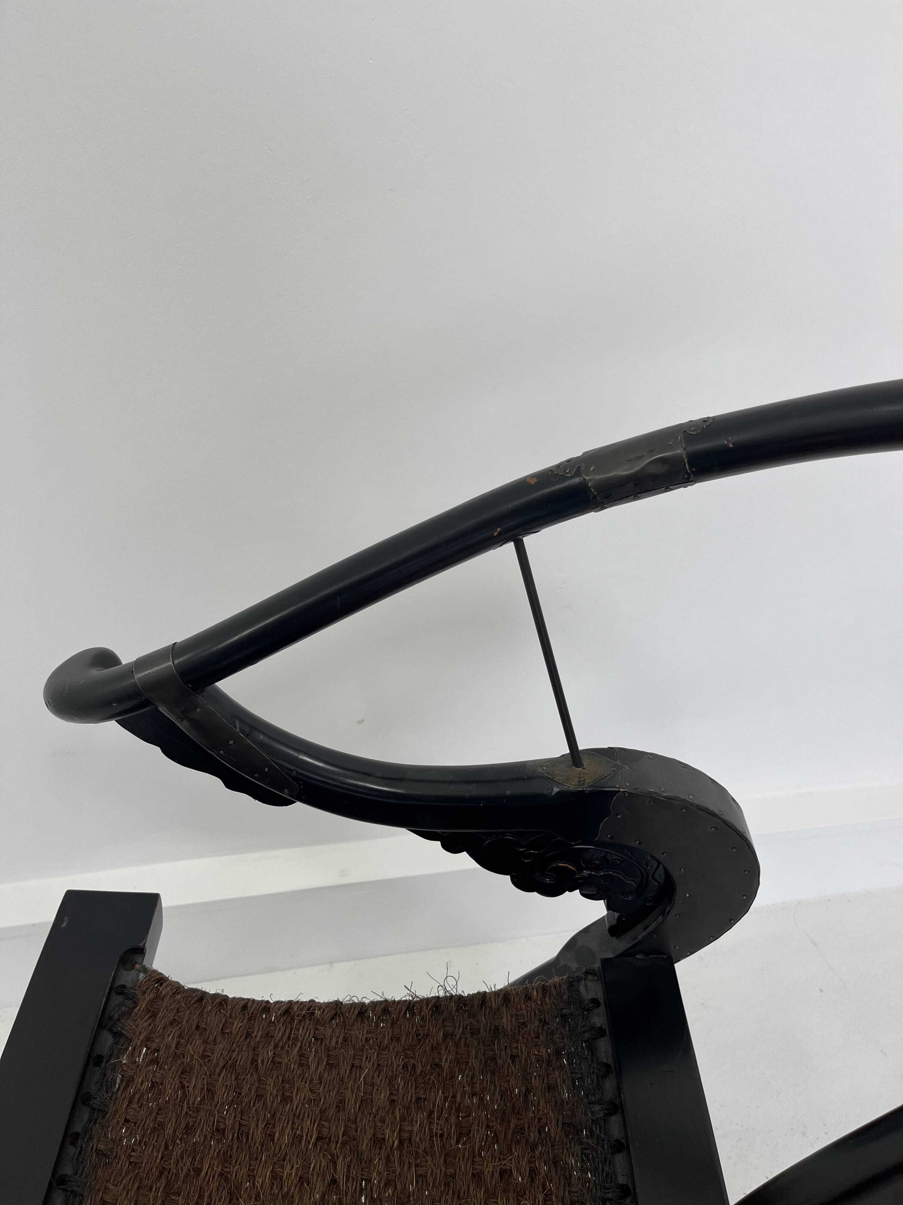 Antique Folding Lounge Chair