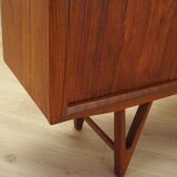 Buffet haut en teck, design danois, années 1960, designer : Kurt Østervig