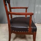 Mahogany armchair
