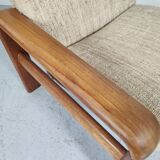 Pair of vintage Scandinavian teak chairs 1970s