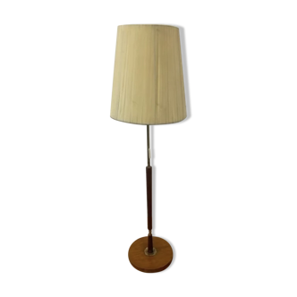 Lampadaire vintage - pied en bois