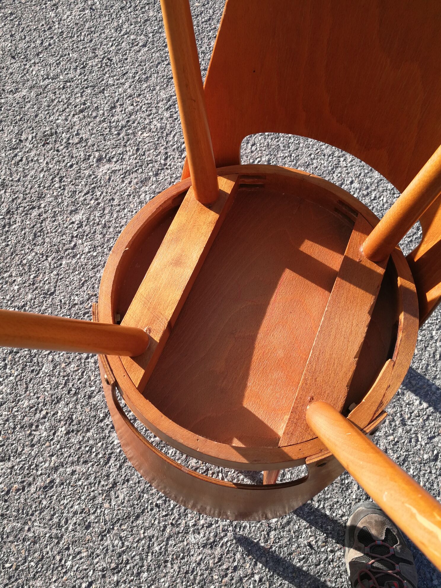 Lot of 2 chairs bistro Baumann series Mondor