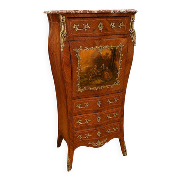 Secrétaire de Dame style Louis XV Transition