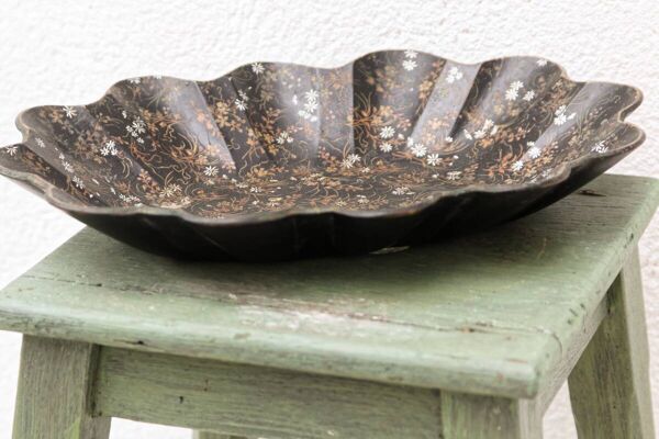 Corbeille en carton bouilli Napoléon 3