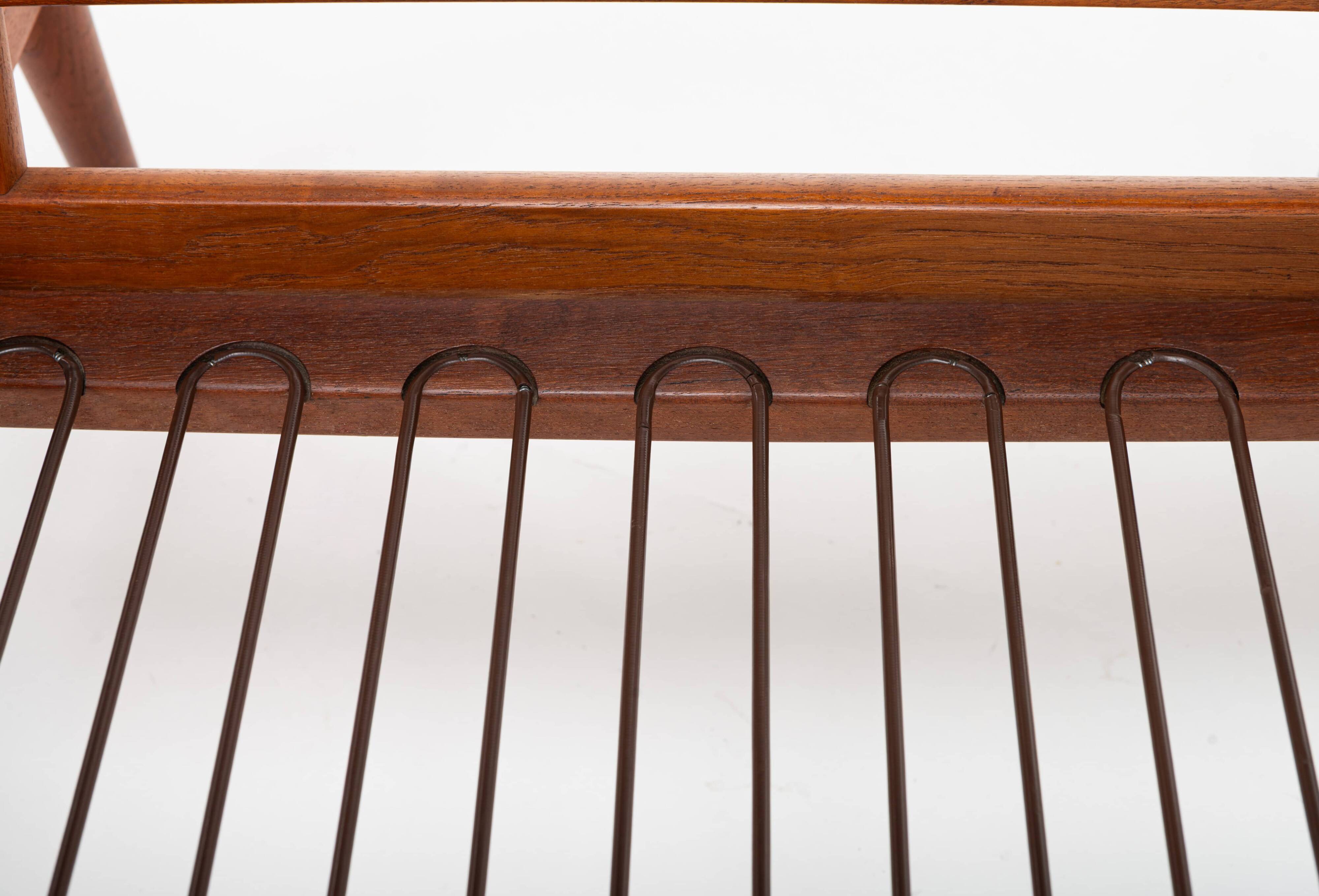 Model 121 Paper knife easy chair by Kai Kristiansen for Magnus Olesen, Denm