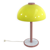 Lampe Postmoderne Rose et Jaune, 1980
