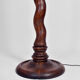Pair of wooden floor lamps, 1920s.
