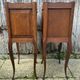 Pair of vintage Louis XV style bedside tables, wood, vintage, 60s