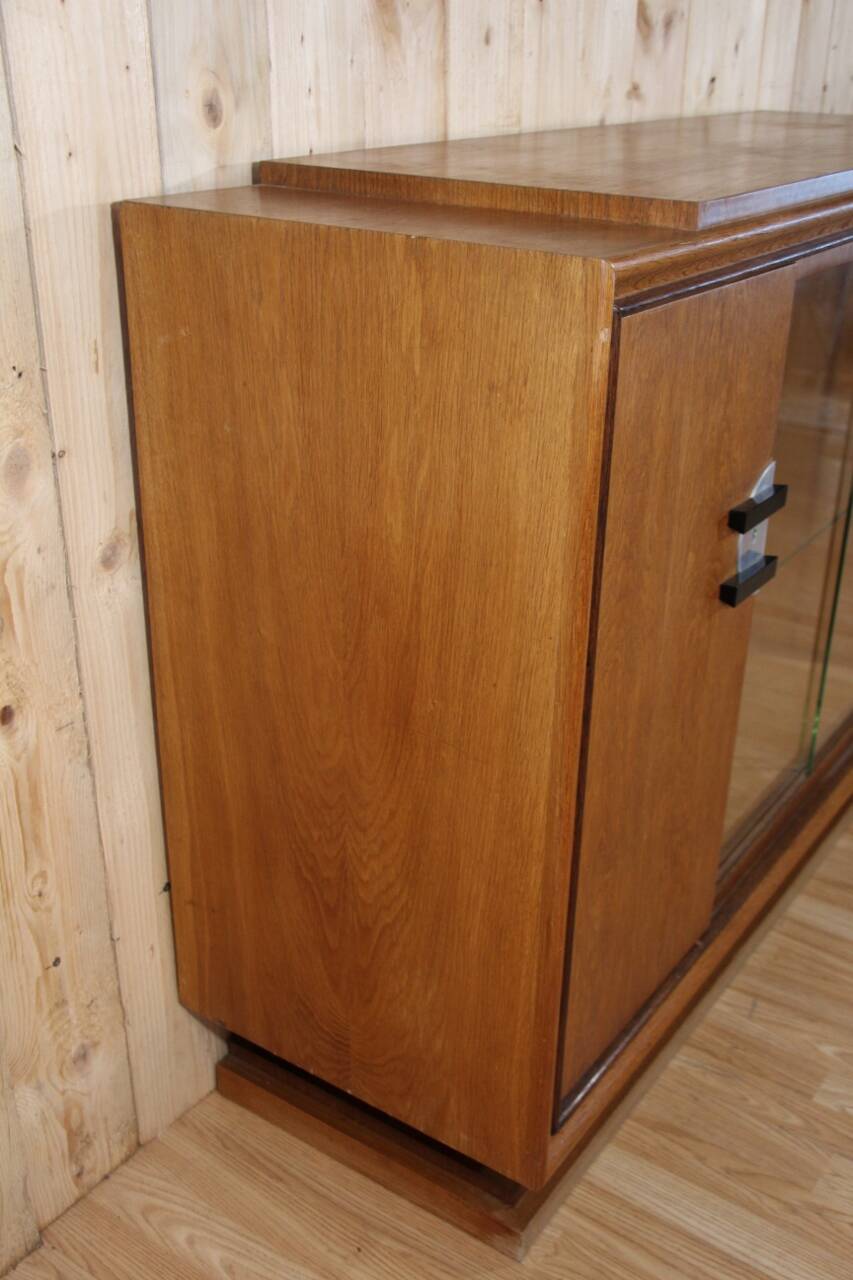 Art Deco Period Sideboard in Light Oak