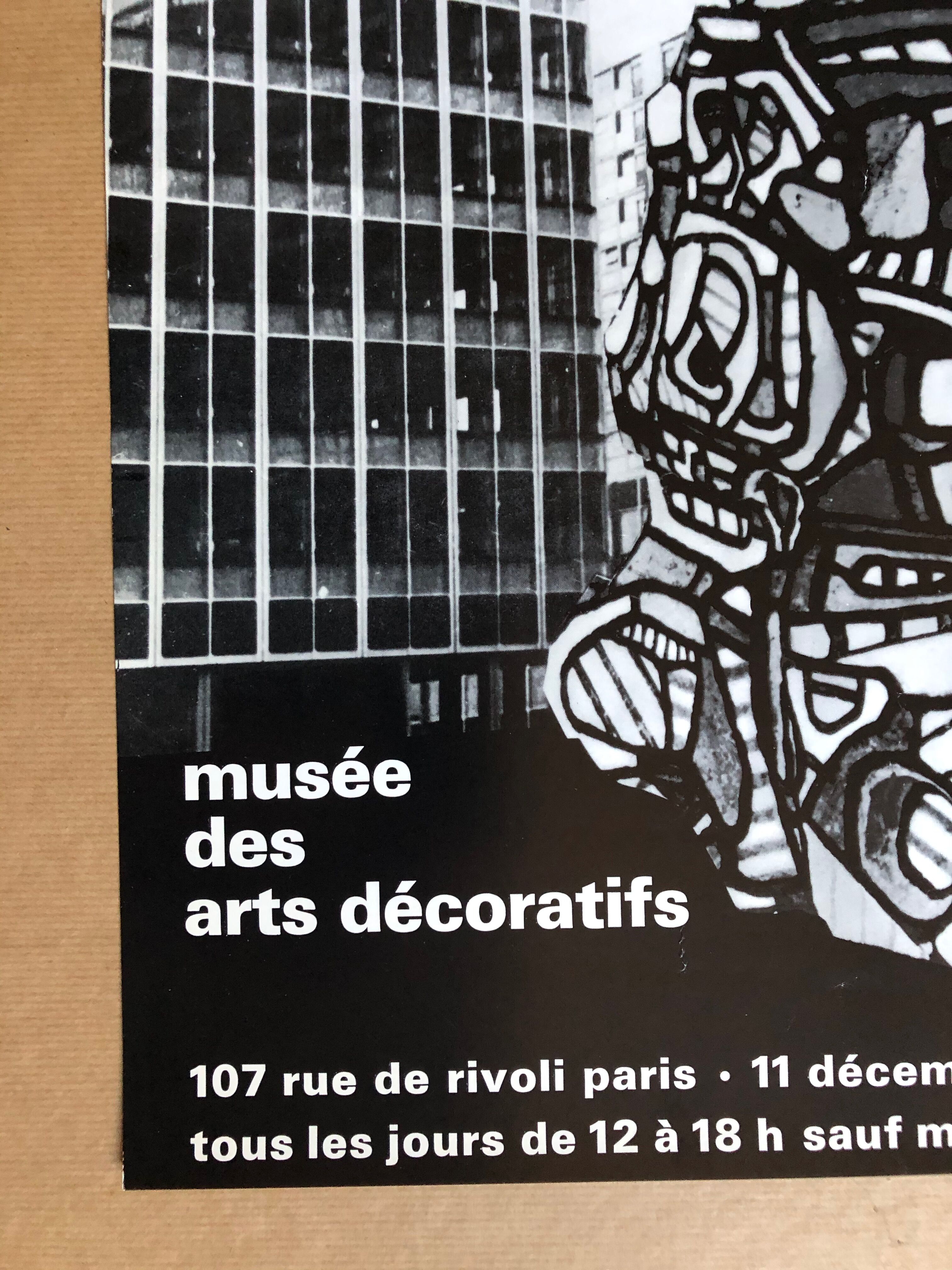 Poster Jean Dubuffet Edifices 1969