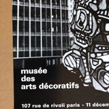 Poster Jean Dubuffet Edifices 1969