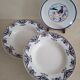 2 assiettes creuses Moulins des loups & Hamage