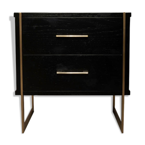 table de chevet en bois