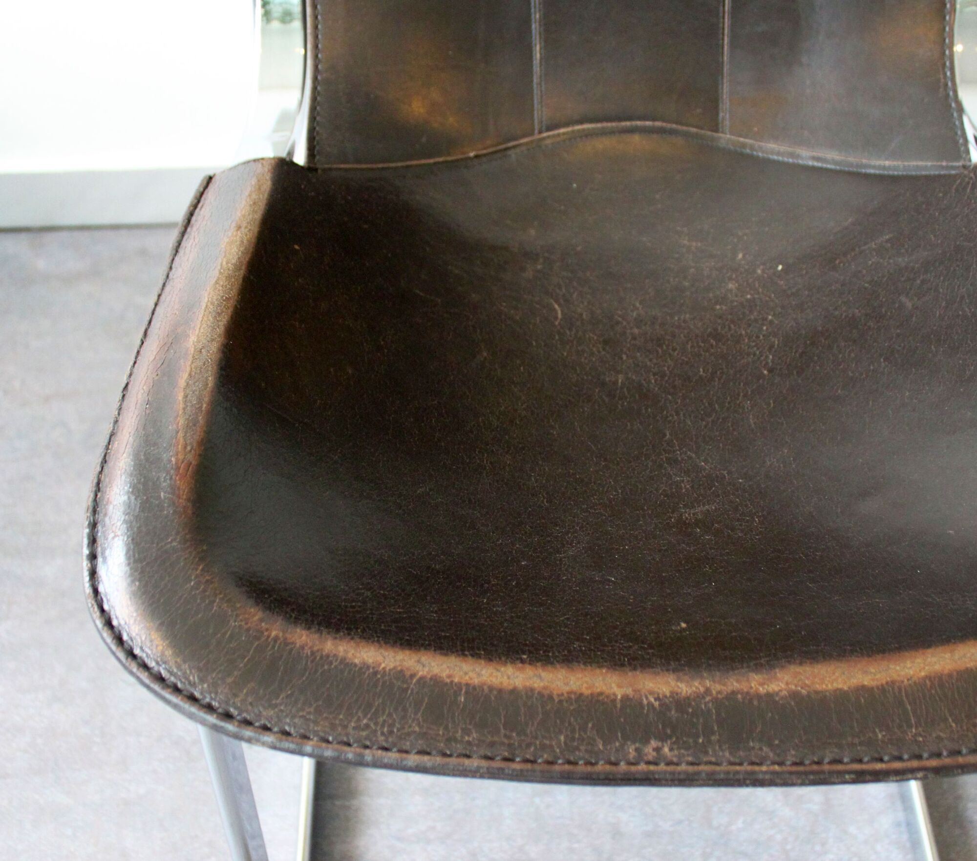 Set of 4 chairs C2 for Cidue, Italy, 1970.