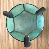 Green pearly ashtray