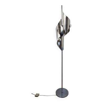 Lampadaire inox space age