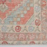 Tapis persan vintage rouge et beige 3 x 9, 98 x 285 cm SK 21187