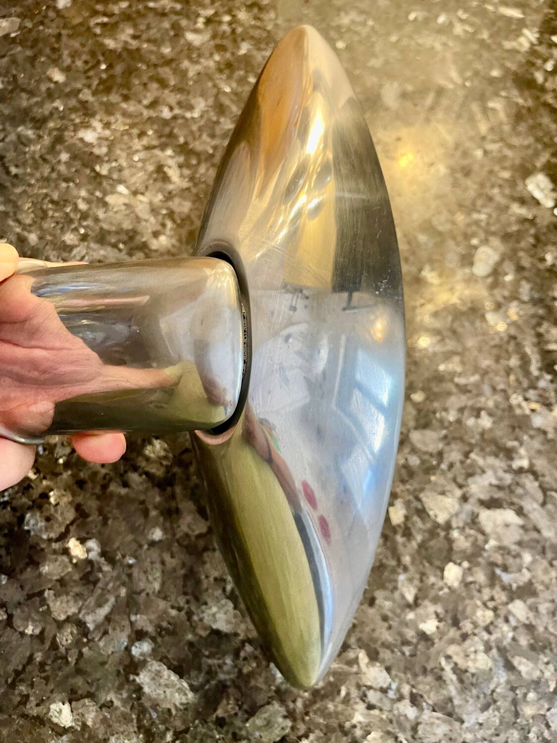 Medium aluminum wall light B Lux