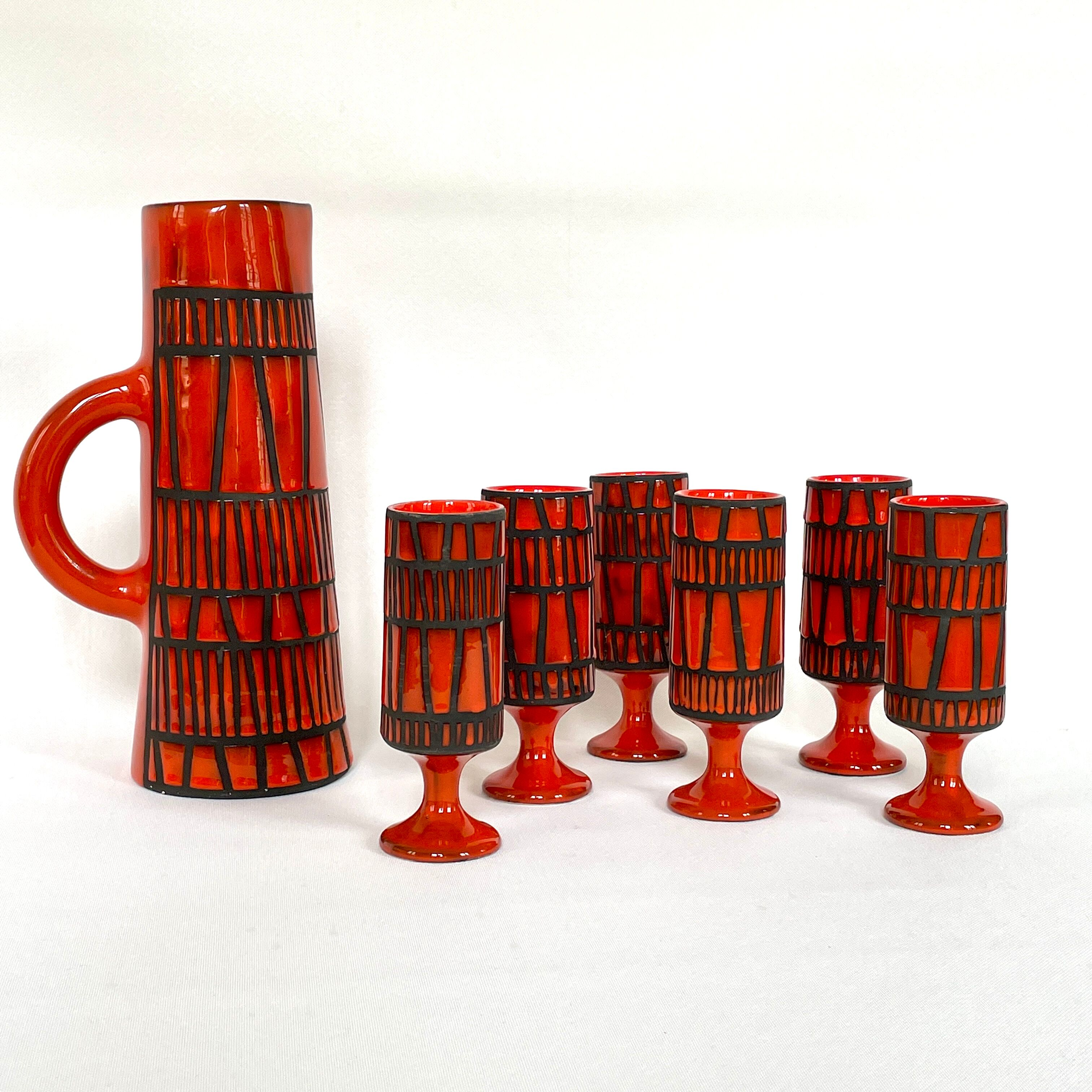 Service at orangeade Roger Capron, 1960