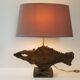Table lamp in bronze & marble 1970