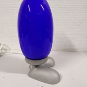 Blue "Fjorton" Dino Egg lamp by Tatsuo Konno for Ikea 1990s