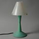 Veneta Lumi Lulù Table Lamp, Beige ABS, Postmodern, Italy, 1980s.