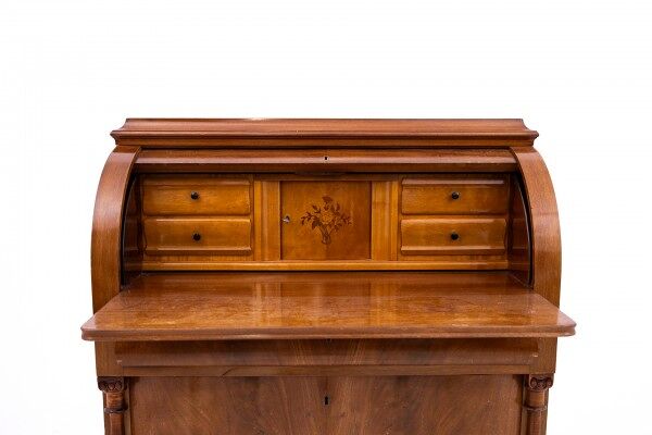Bureau en acajou, Europe du Nord, vers 1900.