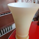 50s yellow opaline lamp