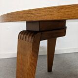 Round pedestal table tripod Art Deco circa 1930