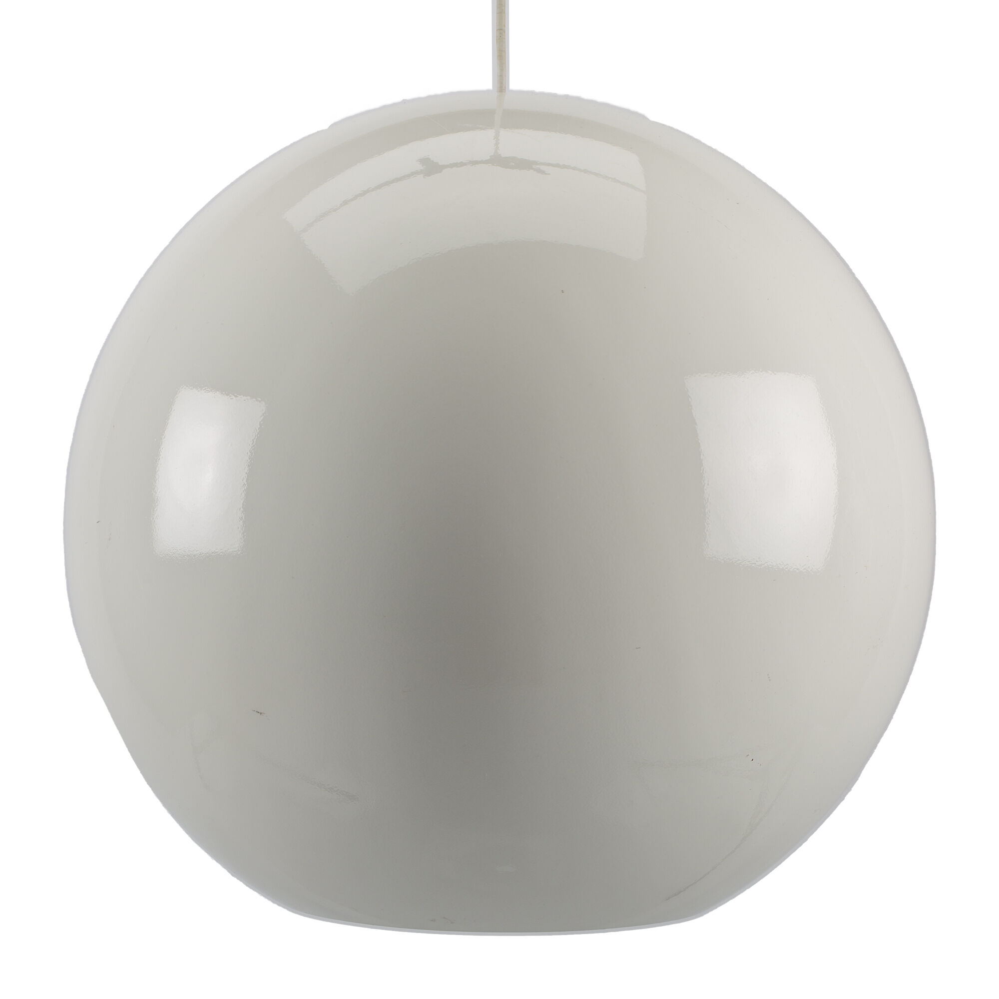 Giant white polyester ball pendant lamp