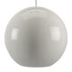 Suspension boule en polyester blanc