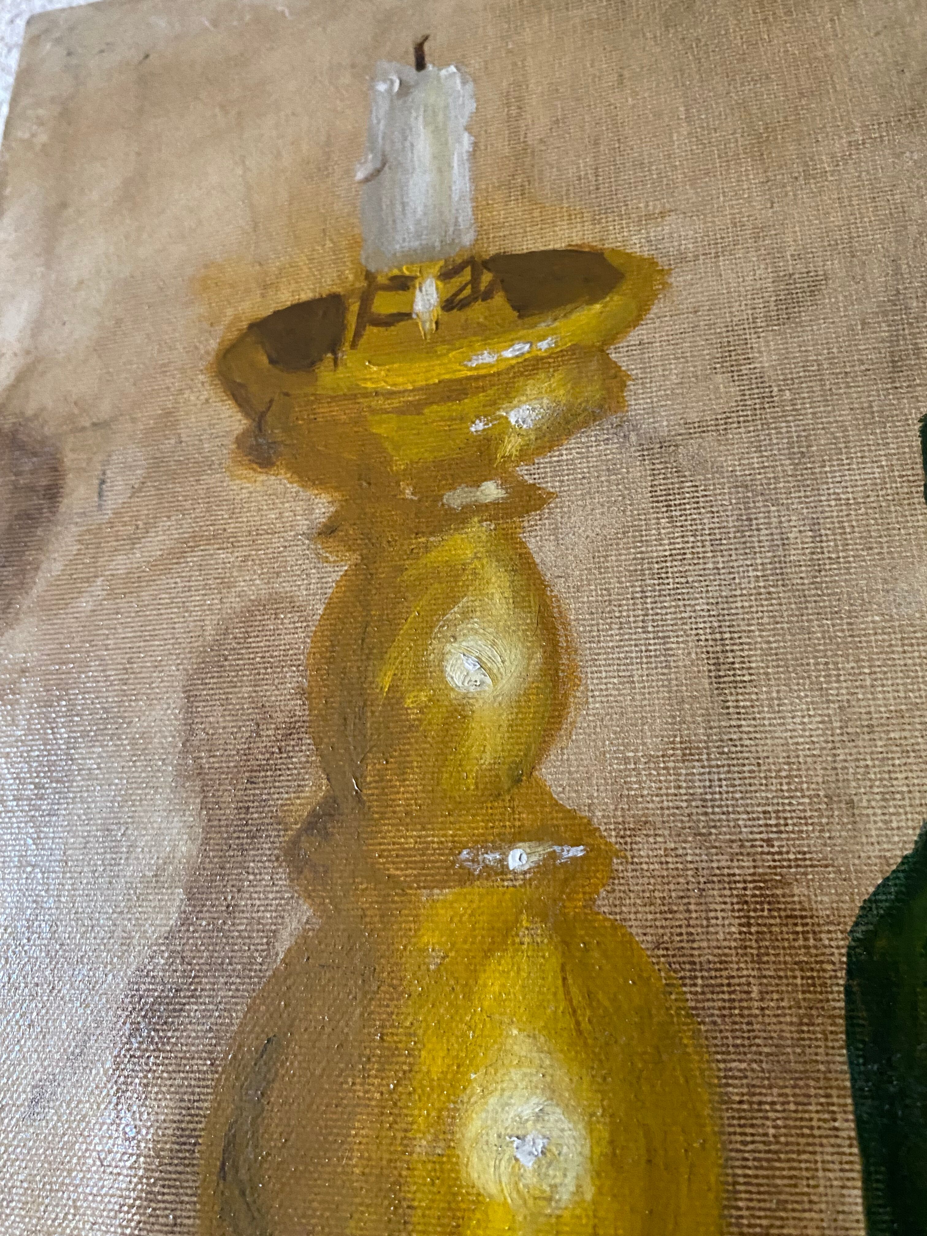 Oil on canvas "still life" 1973