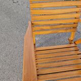 Set of 4 vintage folding armchairs