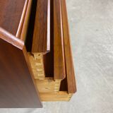 Secrétaire danoise en teck par Hanbjerg Møbelfabrik
