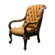 Fauteuil chesterfield vintage monoplace chaise