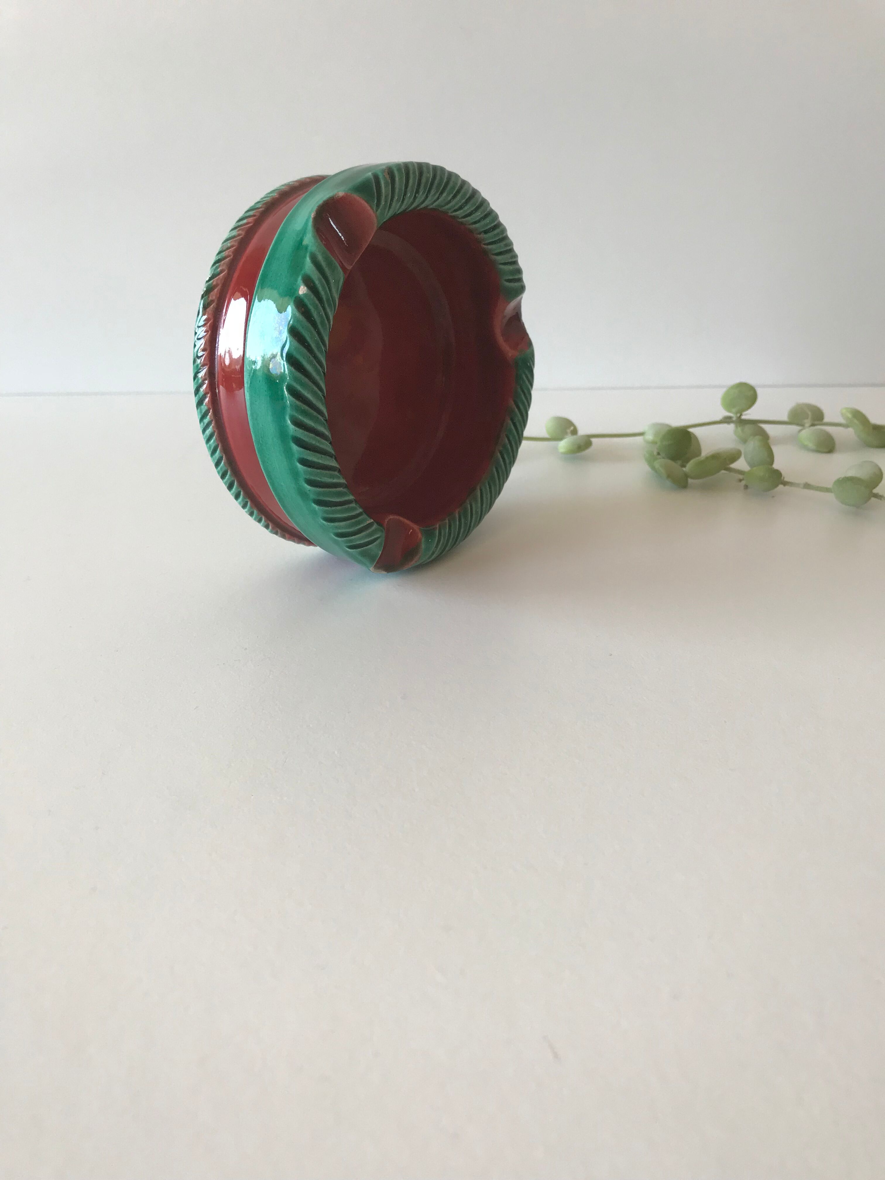 Ashtray signed Charlotte Corbin