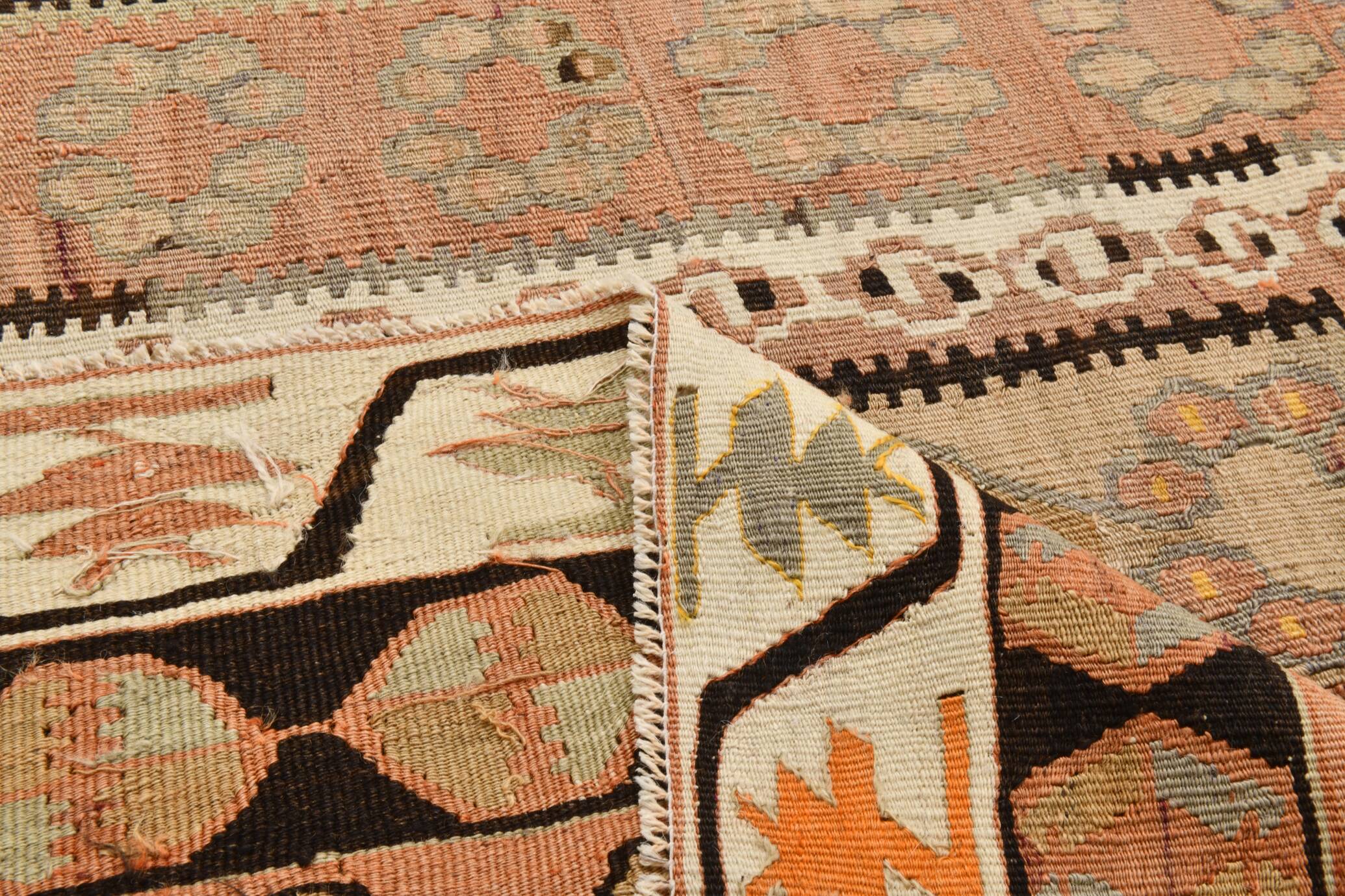 6x11 Kilim Large Area Turkish Kilim Rug,Luxury Vintage Kilim Rug,170x341 Cm