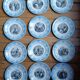 Set of 12 plates the pleasures of housekeeping