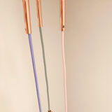 Pastel waterfall pendant light
