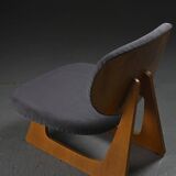 Teiza Isu fireside chair by Sakakura & Cho, Tendo Mokko circa 1970