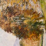 Tableau ancien , paysage signé Ken Johnson XX siècle